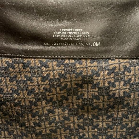 Dark brown knee high Tory Burch leather boots - Picture 3 of 5